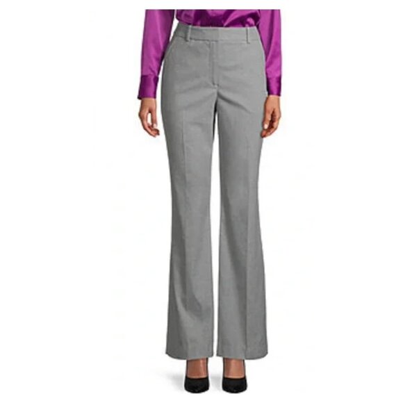 Worthington Womens Modern Curvy Fit Trouser in Light Grey Size 12P - Picture 1 of 7